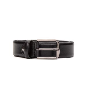 Cinto Masculino Lorenzo Couro Pelica Preto