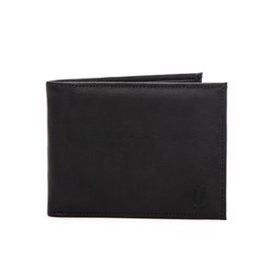 Carteira Masculina Lucca em Couro Preto – Carteira e Porta-Cartões 2 em 1