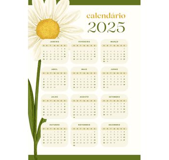 Calendário A3 - 25242 - GRÁFICA ARDO