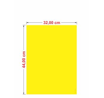 Cartaz Duplex Amarelo 32x44 cm - 029 - GRÁFICA ARDO