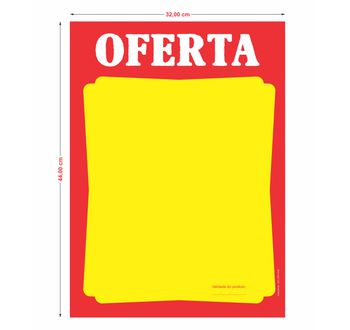 Cartaz de oferta 32x44 cm - 65946 - GRÁFICA ARDO
