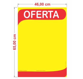 Cartaz Oferta 1 46x65 cm - 012 - GRÁFICA ARDO