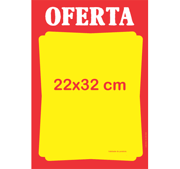 Cartaz de oferta 22x32cm - 3561654 - GRÁFICA ARDO