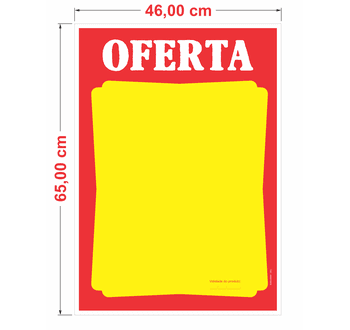 Cartaz oferta - 46x65 cm - 655469 - GRÁFICA ARDO