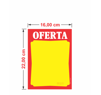 Cartaz de Oferta 16x22 cm - 596536554 - GRÁFICA ARDO
