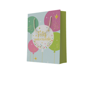 SACOLA FELIZ ANIVERSÁRIO - FE9BALM - GRÁFICA ARDO
