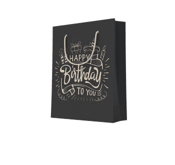SACOLA HAPPY BIRTHDAY GIZ - HAPBIRM39 - GRÁFICA ARDO