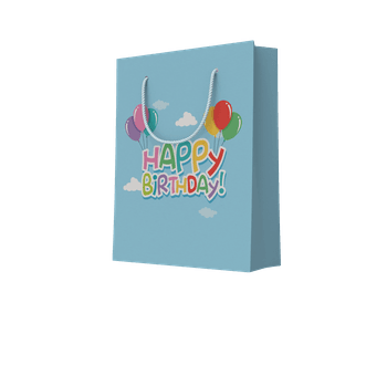SACOLA HAPPY BIRTHDAY INFANTIL - SAC12AZUM - GRÁFICA ARDO