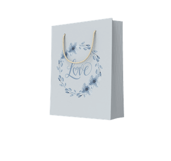 SACOLA LOVE AZUL - LOV15CLAM - GRÁFICA ARDO