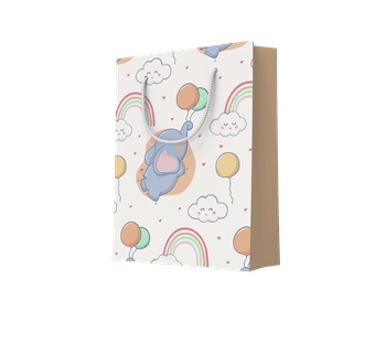 SACOLA ELEFANTE BABY - 56465 - GRÁFICA ARDO
