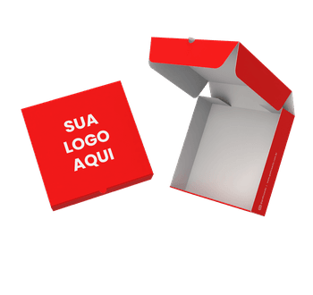 Caixa Personalizada Premium Vermelha - Laminação F... - GRÁFICA ARDO