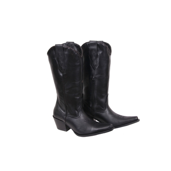 Bota Feminina Texana Tucson - Couro Napa Preto - S... - Tucson Boots