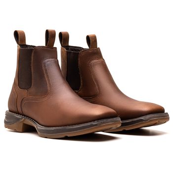 BOTA TEXANA MOD 03 ANATÔMICA COURO RÚSTICO CELA BICO QUADRADO - Xucrão Boots | Botas e Botinas Country Premium