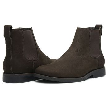 BOTA CHELSEA ANATÔMICA COURO NOBUCK CAFÉ - Xucrão Boots | Botas e Botinas Country Premium