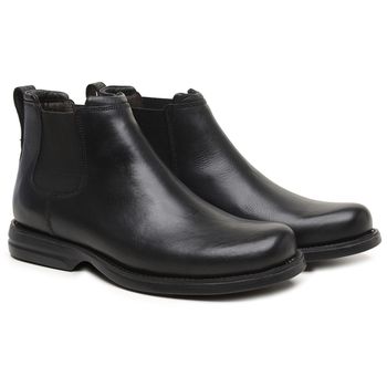  BOTA CONFORT ANATÔMICA COURO LÁTEGO PREMIUM PRETO ALMOFADADA - Xucrão Boots | Botas e Botinas Country Premium