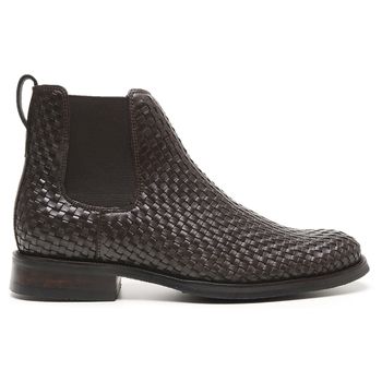 BOTA TRICÊ COURO LEGÍTIMO | SALTO EM MADEIRA| SOLADO EM BORRACHA- CAFÉ - Xucrão Boots | Botas e Botinas Country Premium