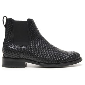 BOTA TRICÊ COURO LEGÍTIMO | SALTO EM MADEIRA| SOLADO EM BORRACHA- PRETO - Xucrão Boots | Botas e Botinas Country Premium