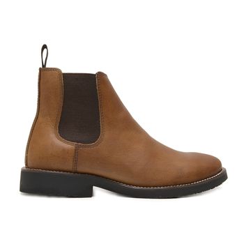  BOTA CHELSEA FEMININA ANATÔMICA COURO RÚSTICO CARAMELO - Xucrão Boots | Botas e Botinas Country Premium