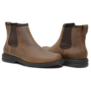 BOTA COMFORT ANATÔMICA COURO RÚSTICO FOSCO CARAMELO ALMOFADADA - Xucrão Boots | Botas e Botinas Country Premium