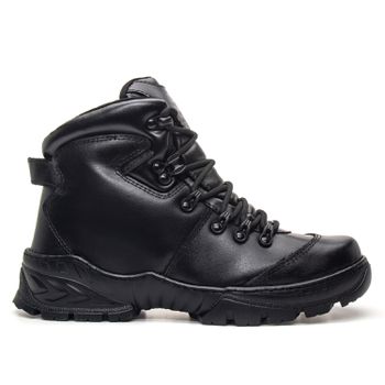 Bota Coturno Em Couro Militar Phaton - ARMATA BOTAS