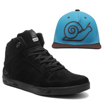 COMBO TêNIS SKATE EMBARCADERO II E BONé- LANDFEET - ARMATA BOTAS