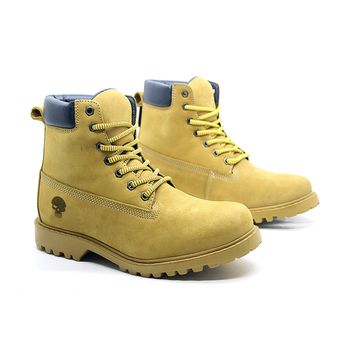 Bota Coturno Em Couro Militar Armata THUG Adventure - Camel - ARMATA BOTAS