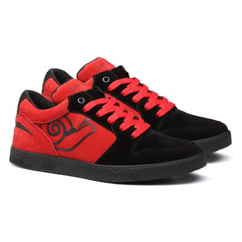 Tênis Skate Embarcadero Low Preto e Vermelho - Landfeet - ARMATA BOTAS