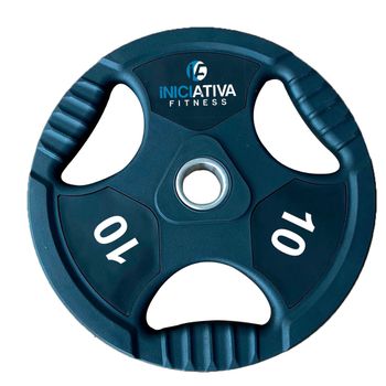 ANILHA OLIMPICA 10KG TOPCOLOR INICIATIVA FITNESS -... - Iniciativa Fitness