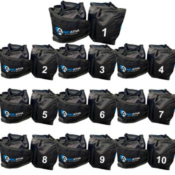 Kit 10 caneleiras de peso 1kg a 10kg par | iniciat... - Iniciativa Fitness