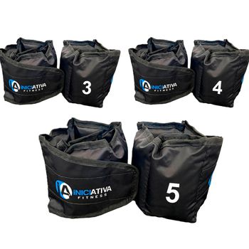 Kit caneleira 3kg, 4kg e 5kg - par - T3T4T5 - Iniciativa Fitness