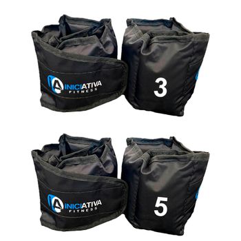 Kit caneleira 3kg e 5kg - par - T3T5 - Iniciativa Fitness