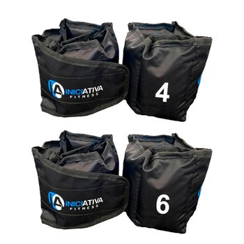 Kit caneleira 4kg e 6kg - par - T4T6 - Iniciativa Fitness