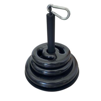 Suporte agachamento sumo para anilha comum e mosqu... - Iniciativa Fitness