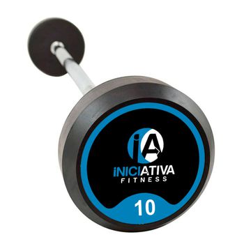 BARRA MONTADA RETA 10KG MONOBLOCO TOPCOLOR - BRTC1 - Iniciativa Fitness