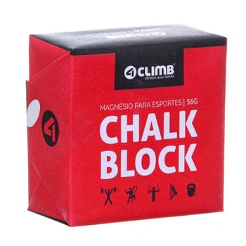 Carbonato de magnésio chalk block 56g 4climb - CM4... - Iniciativa Fitness