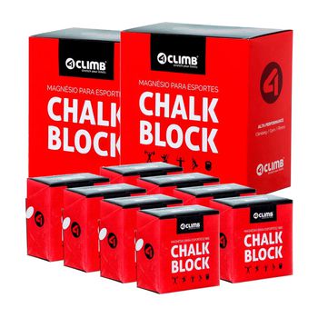 Carbonato de magnésio chalk block 56g 4climb - 16 ... - Iniciativa Fitness