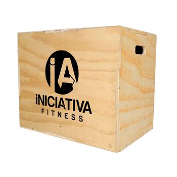 Caixote grande desmontado com logo 50 x 60 x 75 | ... - Iniciativa Fitness