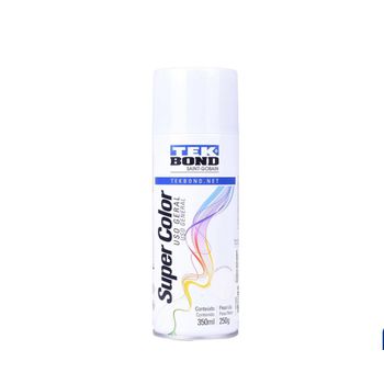 TINTA SPRAY TEKBOND BRANCO BRILHO 350ML - 04297 - Casa da Borracha