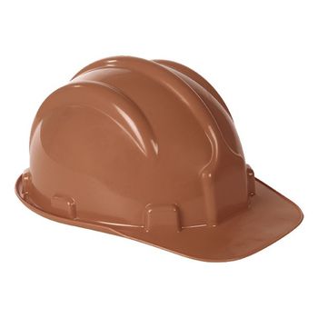 Capacete Plastcor Marrom - 10348 - Casa da Borracha