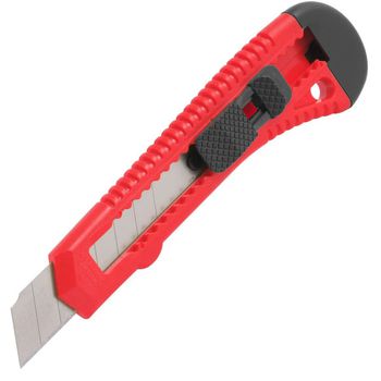 Estilete 18mm MTX Vermelho - 02171 - Casa da Borracha