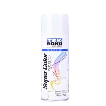 Tinta Spray Tekbond Branco Brilho 350ml - 04297 - Casa da Borracha