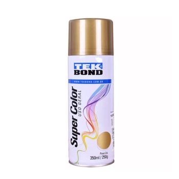 Tinta Spray Tekbond Dourado 350ml - 04299 - Casa da Borracha