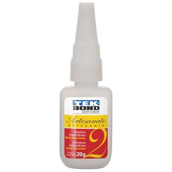 Cola Instatânea Artesanato nº2 20g Tekbond - 09378... - Casa da Borracha