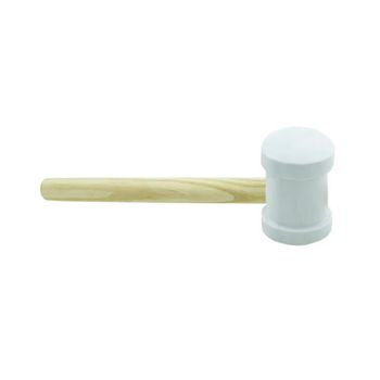 MARTELO DE BORRACHA 80 MM BRANCO - 02465 - Casa da Borracha