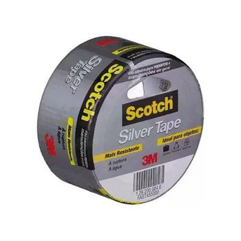 FITA SILVER TAPE 45 MM X 5 MT 3M - 08024 - Casa da Borracha