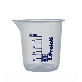 COPO BECKER COM ESCALA 50ML J.PROLAB - 09790 - Casa da Borracha