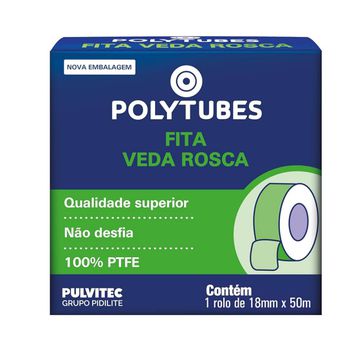 FITA VEDA ROSCA 18 MM X 50 MT PULVITEC 184292 - 00... - Casa da Borracha