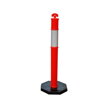 CONE PIRULITO COM BASE BORRACHA 6KG PLASTCOR - 096... - Casa da Borracha