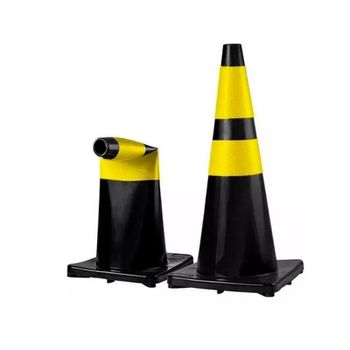  Cone Sinalização Flexivel Refletivo 75cm Amarelo ... - Casa da Borracha