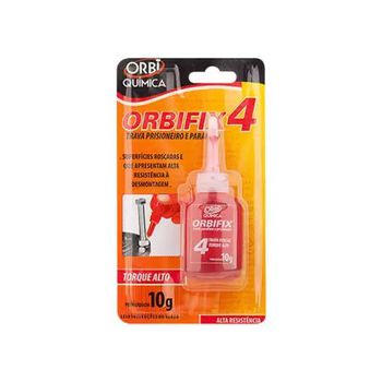 TRAVA PARAFUSO ORBIFIX 4 10G VERMEHO - 08066 - Casa da Borracha